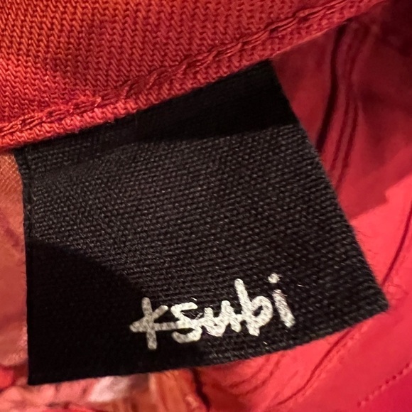 Ksubi Woman’s Apache NWT Leather Super Skinny Low Rise Red Jeans Size  24 - Picture 9 of 11